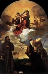 Madonna in gloria con il Bambino e i santi Francesco e Alvise con il donatore